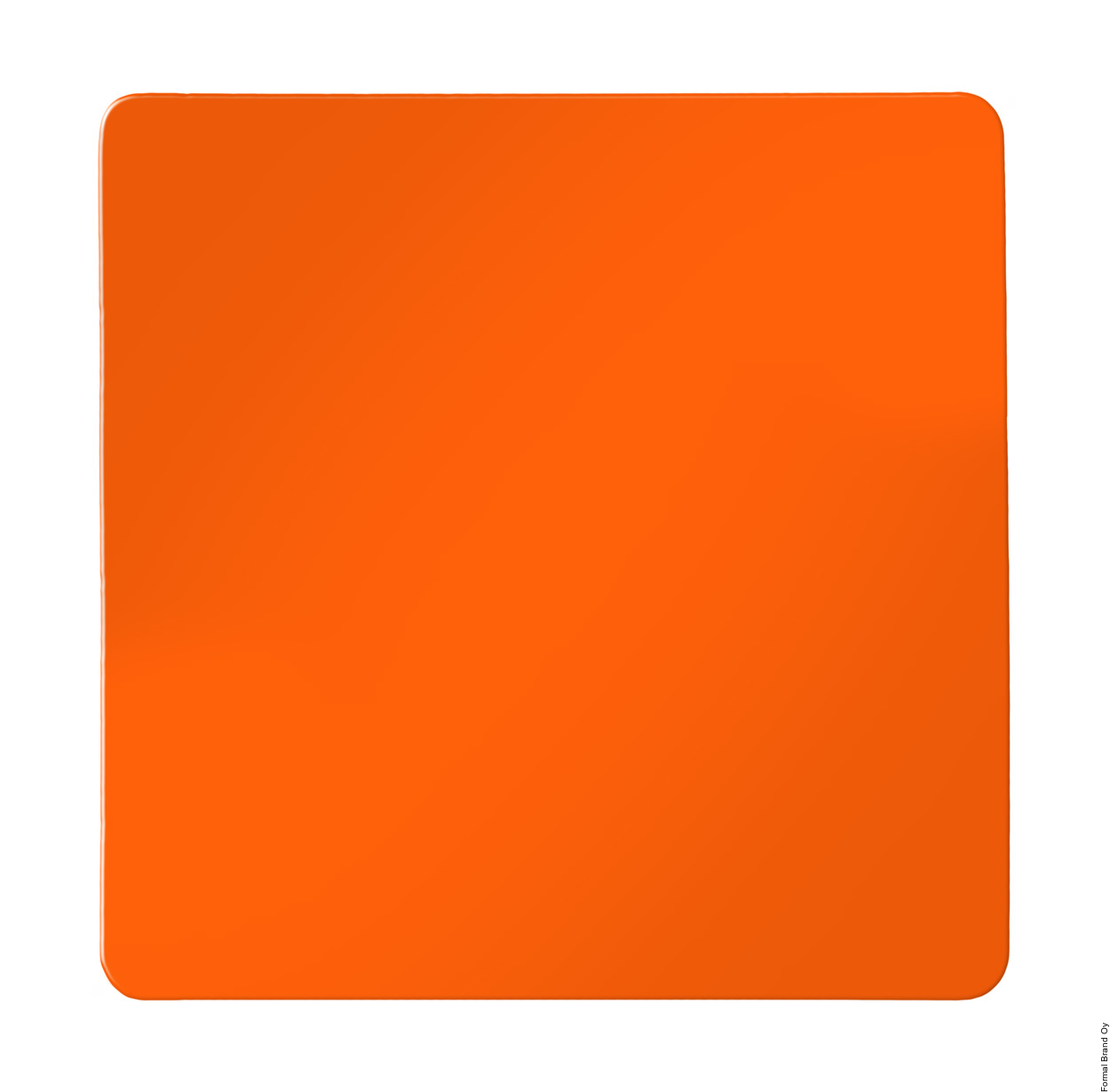 Daken neliö jääkaappimagneetti Orange