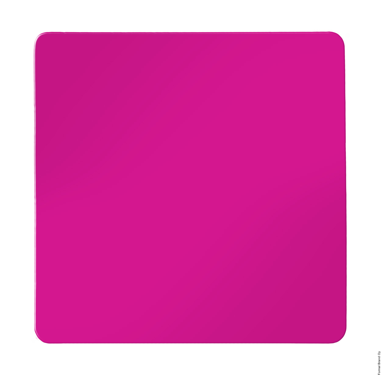 Daken neliö jääkaappimagneetti Pink