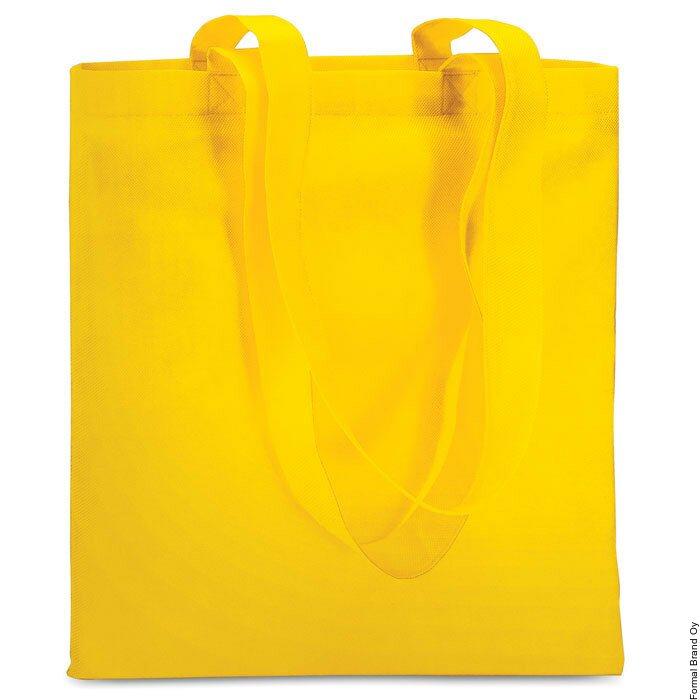 Totecolor non woven kuitukangaskassi Yellow