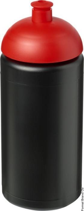 Baseline® Plus grip 500 ml dome lid juomapullo Solid Black/Red