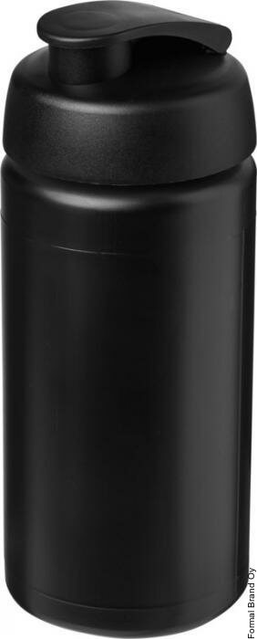 Baseline® Plus grip 500 ml flip lid juomapullo Solid Black