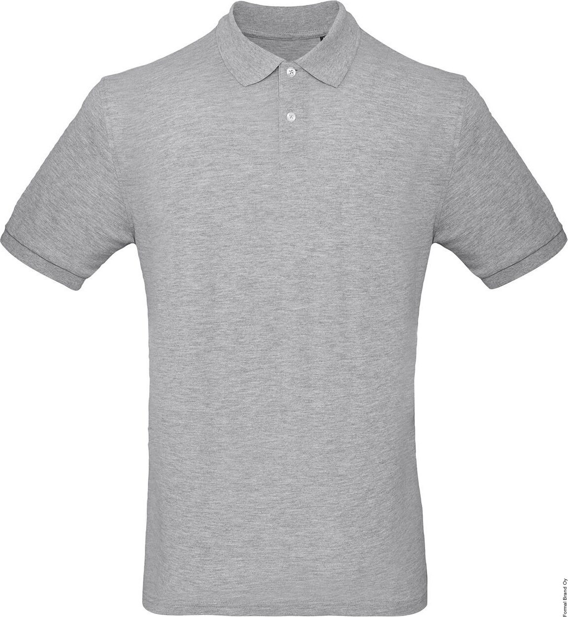 B&C Inspire pikee Heather Grey