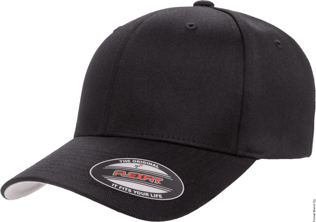 Flexfit Fitted Baseball Cap Black