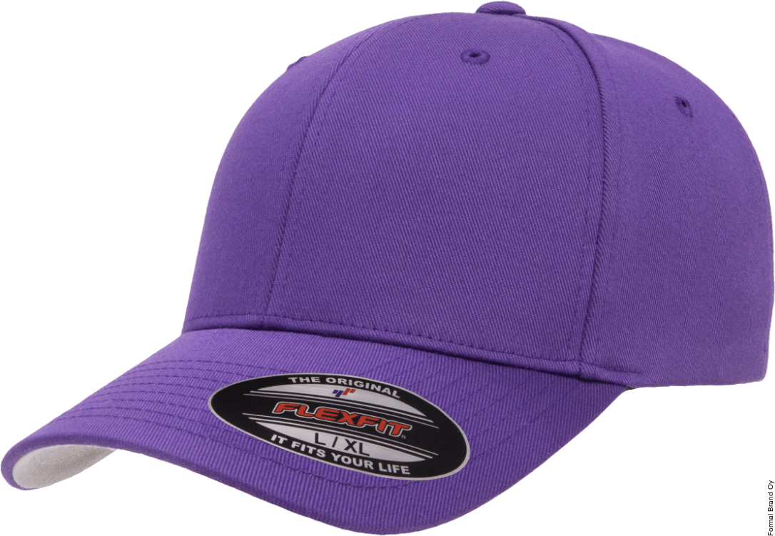Flexfit Fitted Baseball Cap Purple