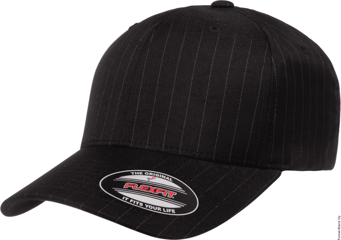 Flexfit Pinstripe Cap Black