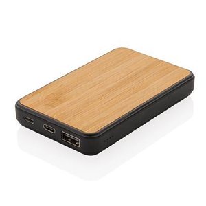 XD 5 000 mAh:n bambuinen varavirtalähde