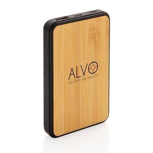 XD 5 000 mAh:n bambuinen varavirtalähde