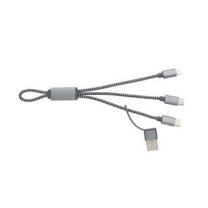 XD 4-in-1- kierretty latauskaapeli